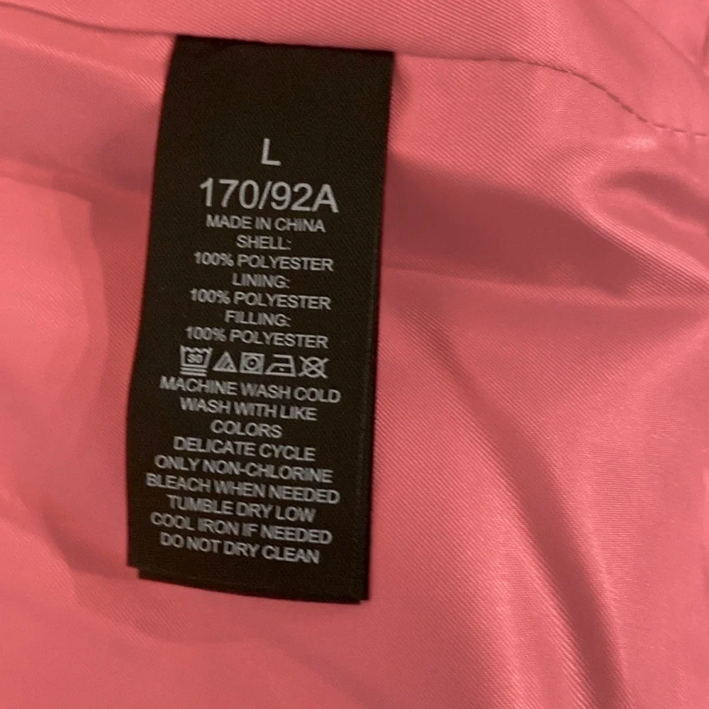 Kate Spade Pink Quilted Puffer Vest Women's Large NWT